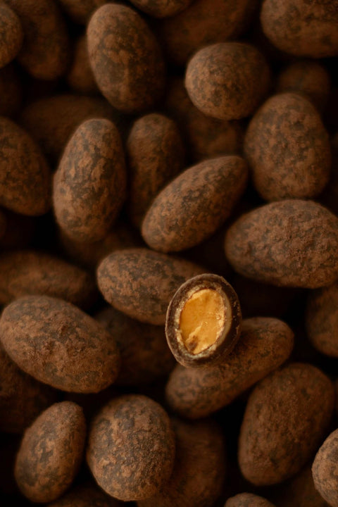 Dark Chocolate Espresso Almonds