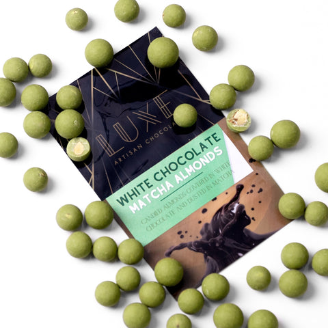 White Chocolate Matcha Almonds Dragées