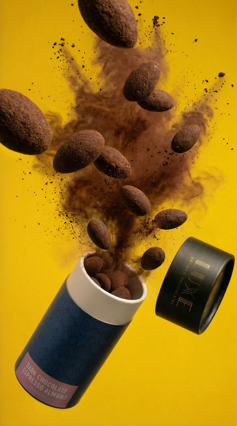 Dark Chocolate Espresso Almonds