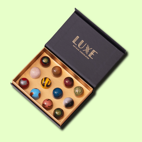 Mother's Day 12 Piece Bonbon Collection - Luxe Artisan Chocolates