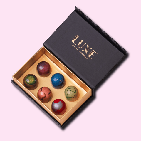 Mother's Day 6 Piece Bonbon Collection - Luxe Artisan Chocolates